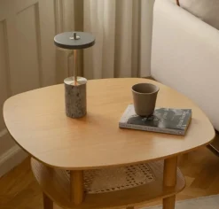 New Umage - Bordlampe - Asteria Move Mini - Grå Marmor Stål