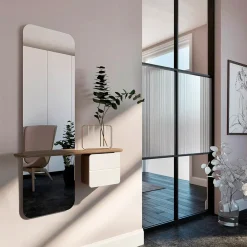 Best Umage - Entrespejl - One More Look - Hvid og Eg