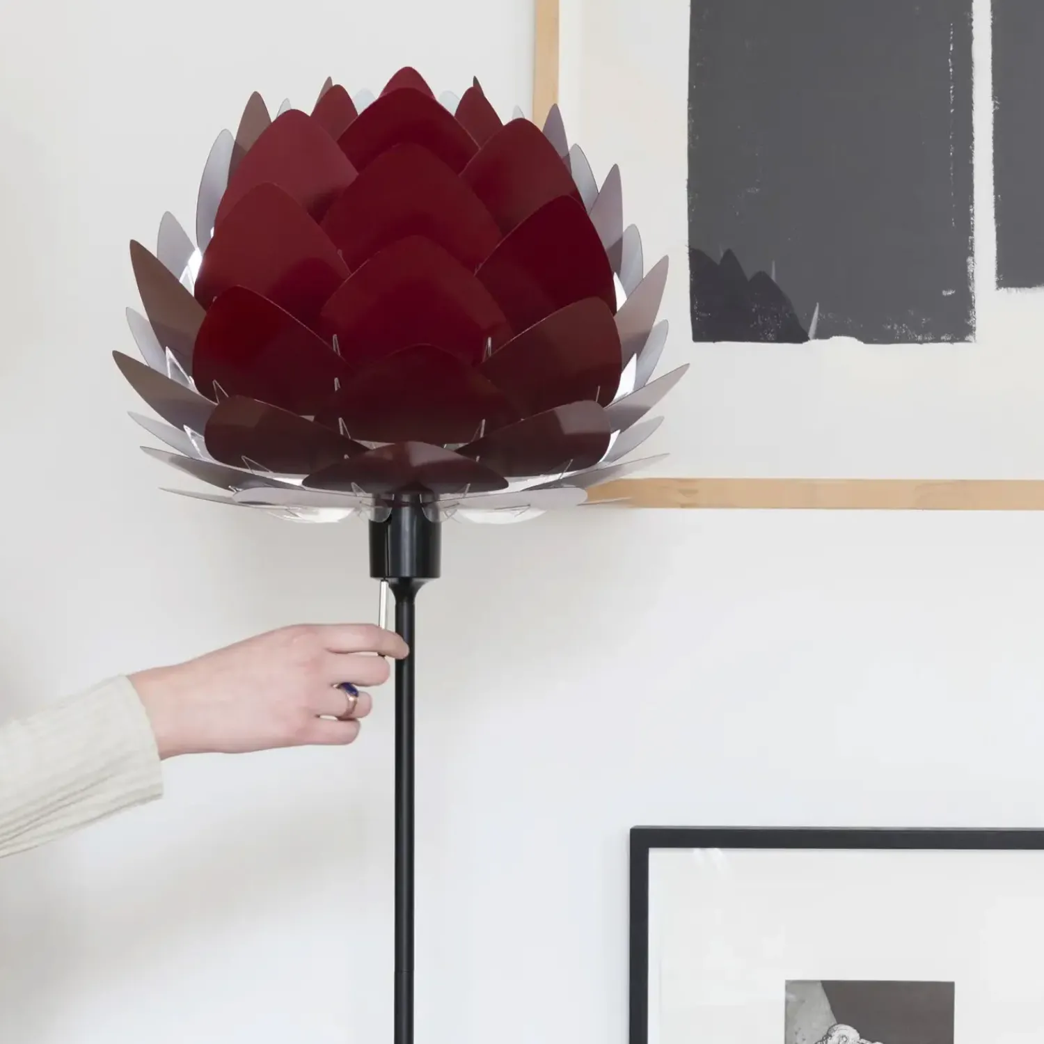 Clearance Umage - Lampeskærm - Aluvia Pendel - Ruby red - Mini Ø40 cm