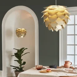 Discount Umage - Lampeskærm - Aluvia Pendel - Pearl white - Mini Ø40 cm