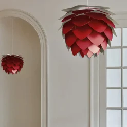 Online Umage - Lampeskærm - Aluvia Pendel - Ruby red - Medium Ø59 cm