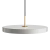 Discount Umage - Loftlampe pendel - Asteria pendel m/ messingtop - Nuance mist/Hvid - Medium Ø43 cm