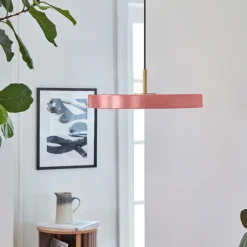Outlet Umage - Pendel - Asteria - Messingtop - Nuance rose - Mini Ø31 cm