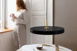 Best Umage - Pendel - Asteria - Sort top/Nuance mist - Medium Ø43 cm