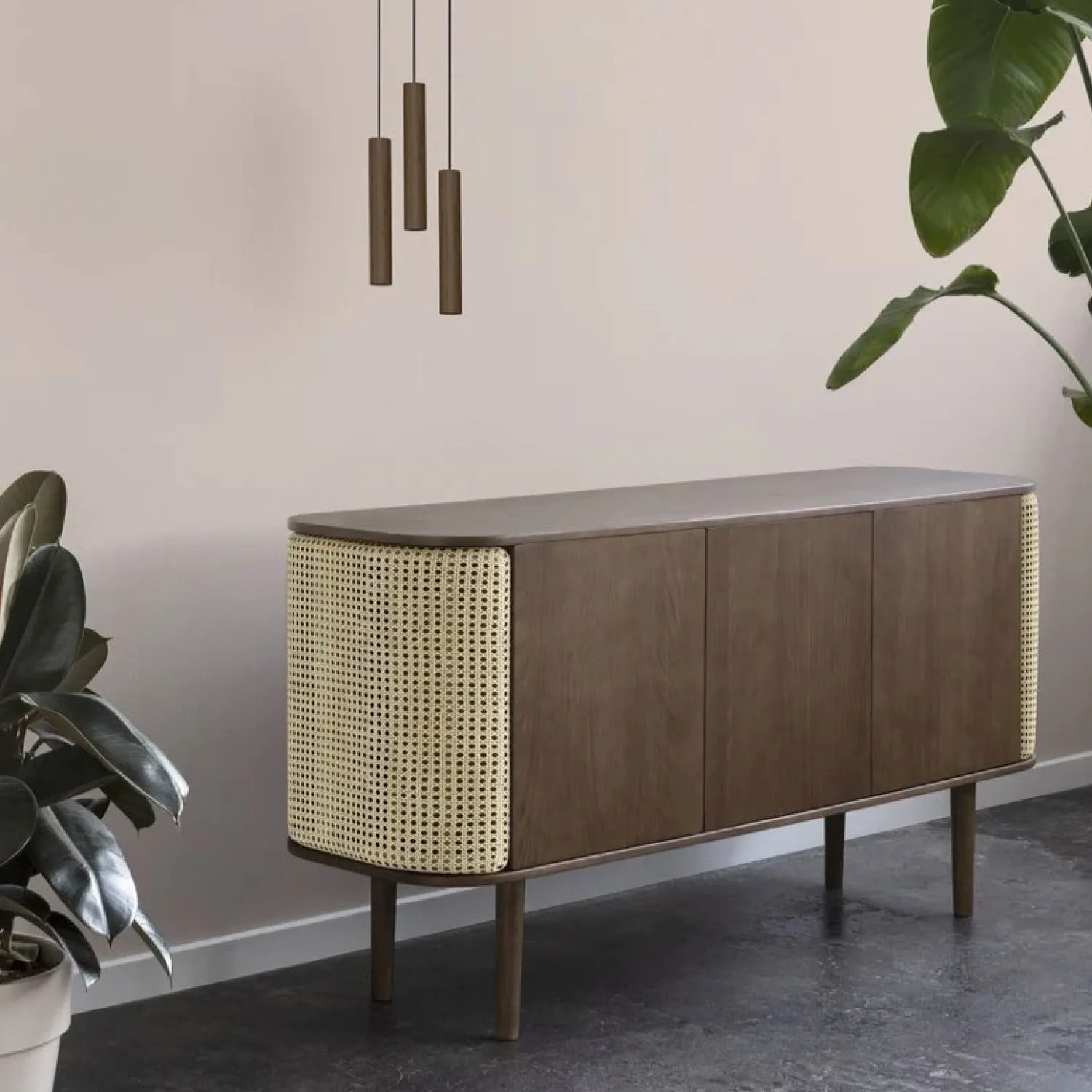 Clearance Umage - Pendel Lamper - Chimes Cluster - 3 stk. - Dark oak/Mørk eg