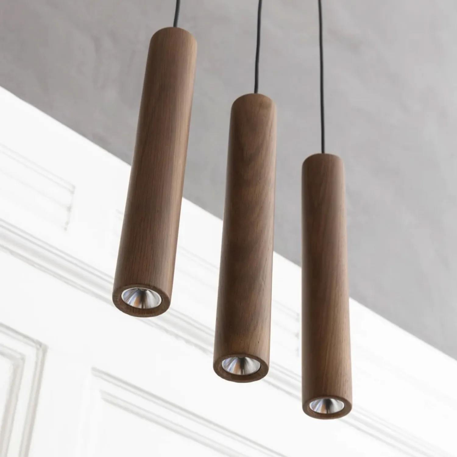 Clearance Umage - Pendel Lamper - Chimes Cluster - 3 stk. - Dark oak/Mørk eg