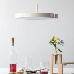 Discount Umage - Pendel m/ messingtop - Asteria - Pearl white - Medium Ø43 cm