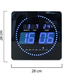 Sale Unilux - LED Væg Ur - FLO - Sort