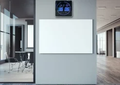 Sale Unilux - LED Væg Ur - FLO - Sort