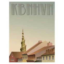 Online VISSEVASSE - Christianshavn plakat - 50x70 cm