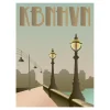 Sale VISSEVASSE - Dronning Louises Bro plakat - 30x40 cm