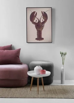 Best VISSEVASSE - Hummeren plakat - 30x40 cm