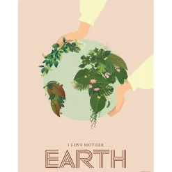 Outlet VISSEVASSE - I love mother earth - 30 x 40 cm