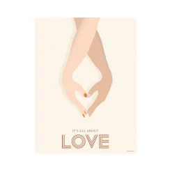 Discount VISSEVASSE - It´s all about love - 30x40 cm
