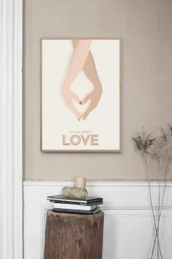 Discount VISSEVASSE - It´s all about love - 30x40 cm