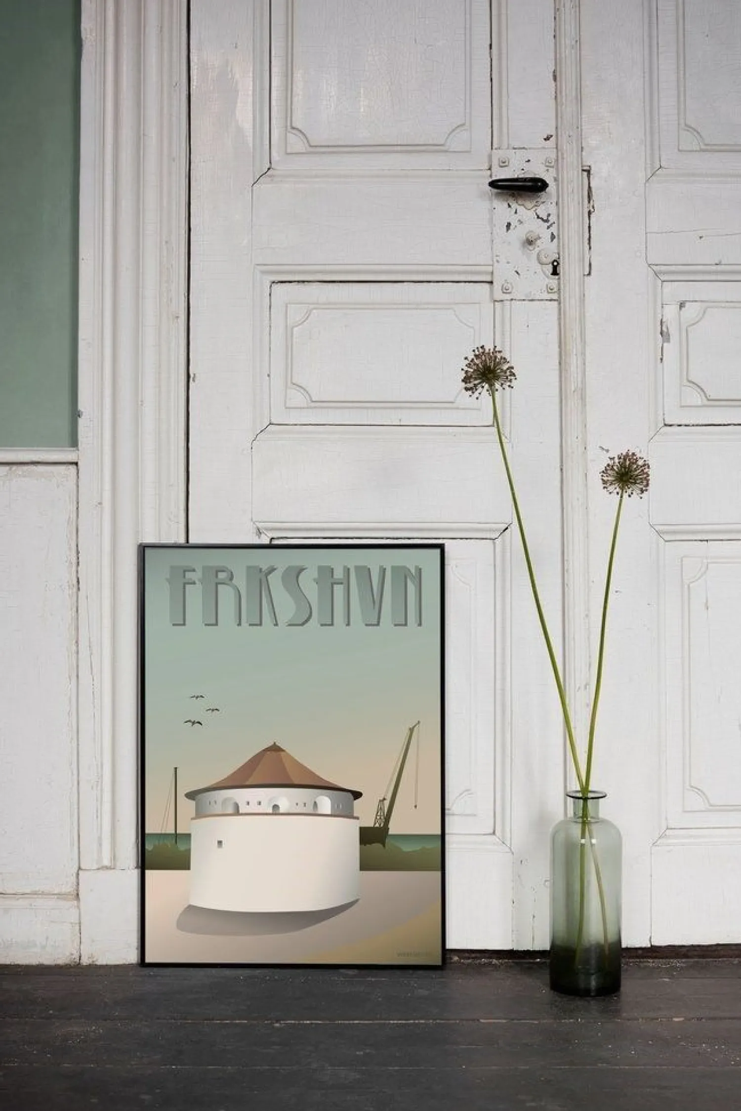 VISSEVASSE plakat - Frederikshavn Krudttårnet - 15x21