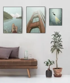Sale VISSEVASSE - Plakat - The Diver - 30x40 cm