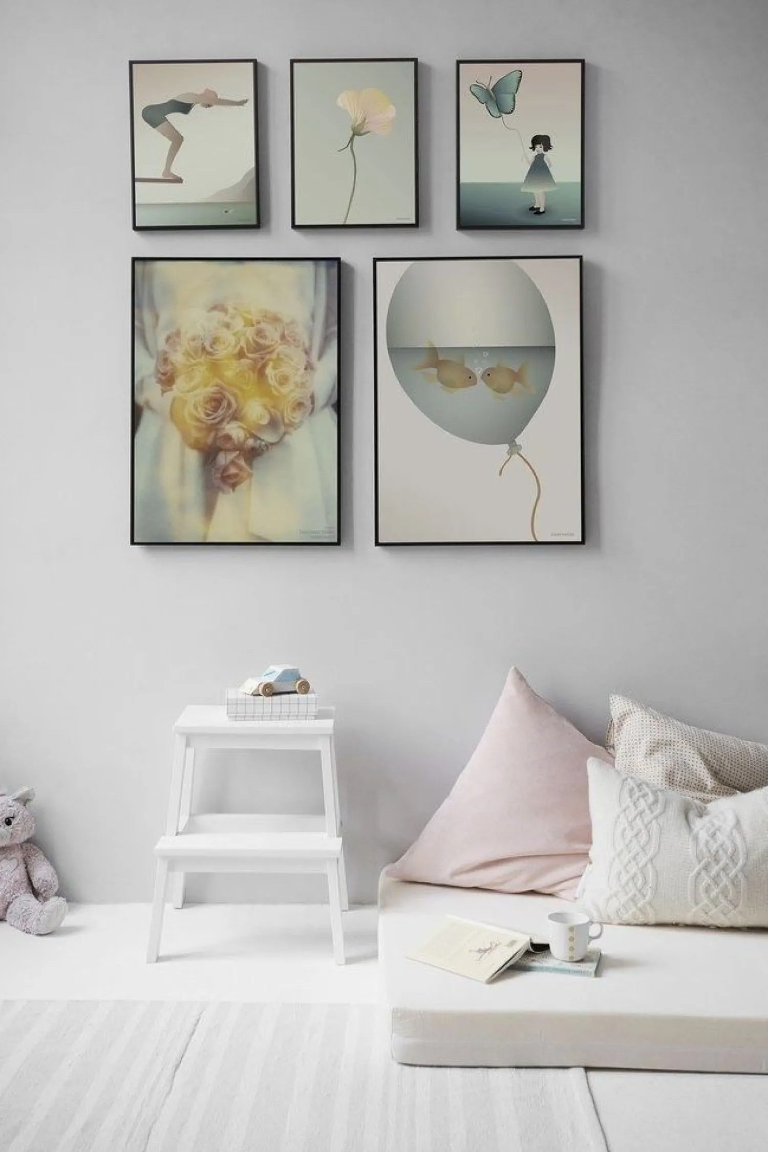Outlet VISSEVASSE - The Girl With The Butterfly (50x70 cm)