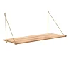 We Do Wood - Hylde - Loop Shelf - bambus og messing
