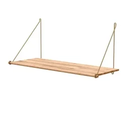 We Do Wood - Hylde - Loop Shelf - bambus og messing