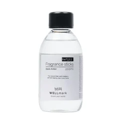 Online WELLmark - Refill bottle fragrance sticks dark amber
