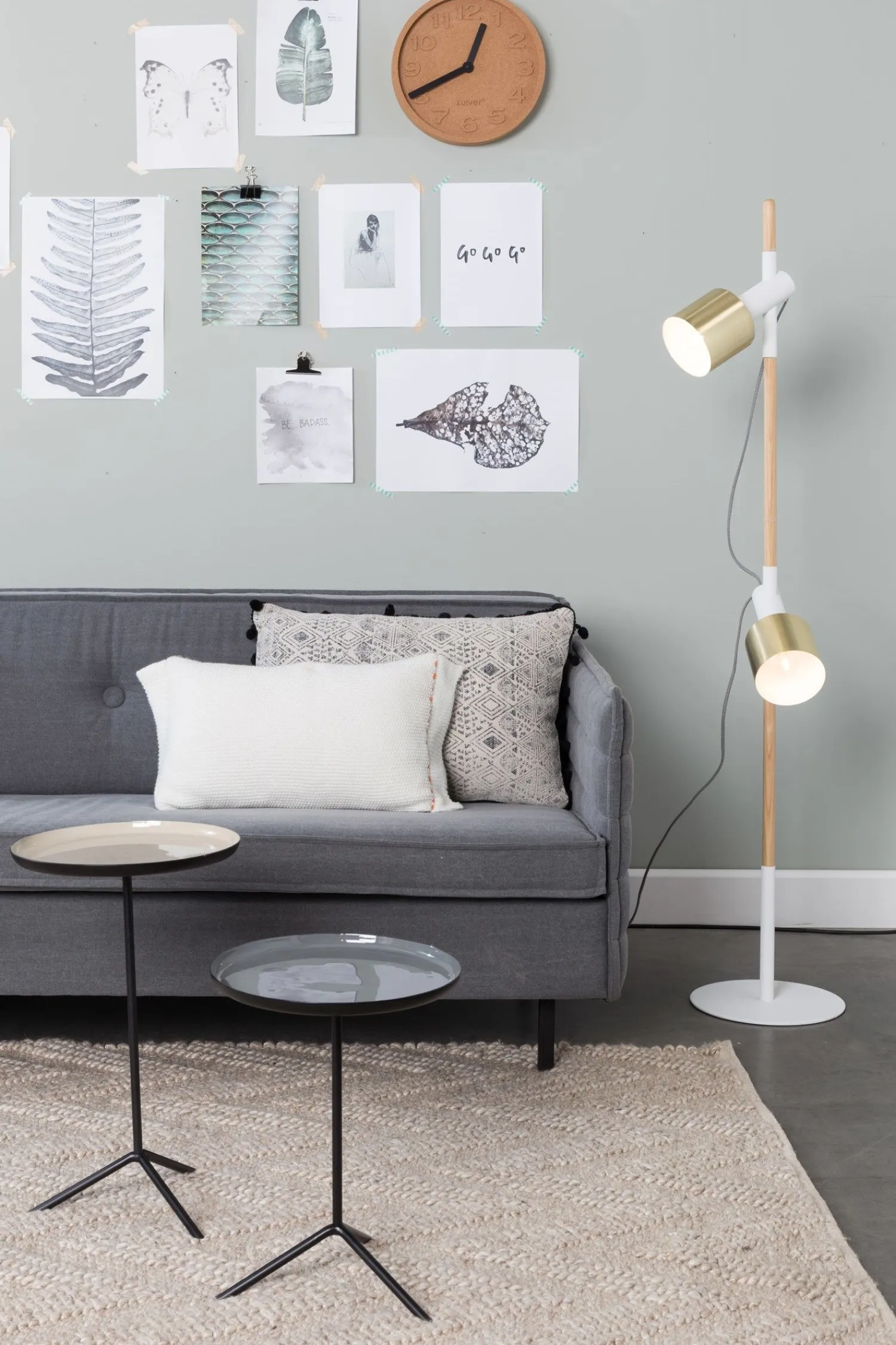 Discount Zuiver - Gulvlampe IVY